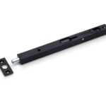 Bascule kantschuif 400x17x15 mm Staal Zwart