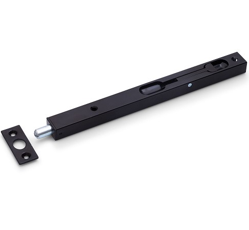 Bascule kantschuif 400x17x15 mm Staal Zwart