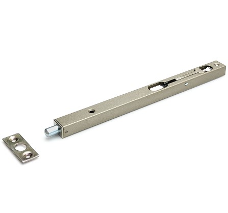 Bascule kantschuif 250x20x15 mm zilvergelakt