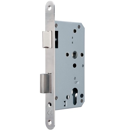 Cilinder DagNacht slot KL3 brandwerend PC72 rvs voorplaat