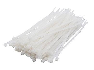 100 Bundelbandjes Nylon Naturel 9,0 x 775 mm