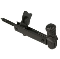 AMIG Luikvastzetter 157x60 mm Zwart