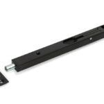 Bascule kantschuif afgeschuind rond 160x17mm staal zwart