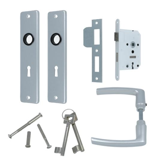Set binnendeurbeslag Deurkruk op schild SL56