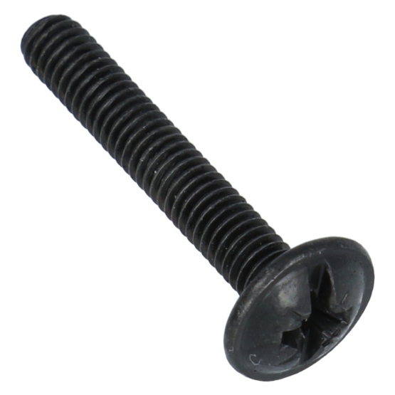 10x bevestigingsschroef M4x25 staal zwart