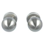 AMIG draaibare deurknop set rvs