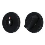 Ami Verdekte WC-Sluiting Rond Aluminium Zwart