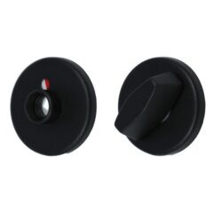 Ami Verdekte WC-Sluiting Rond Aluminium Zwart