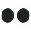 2 Ami Verdekte Klik Blindplaatjes Rond Aluminium Zwart