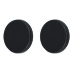 2 Ami Verdekte Klik Blindplaatjes Rond Aluminium Zwart