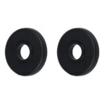 Ami Verdekt Klik Rozet Rond Aluminium Zwart