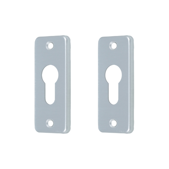 2 PC-Plaatjes Ami Rechthoekig Aluminium F1