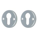 2 PC-Plaatjes Ami Rond Aluminium F1