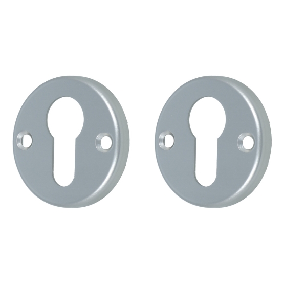 2 PC-Plaatjes Ami Rond Aluminium F1