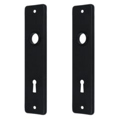 Ami kortschild SL72 aluminium zwart