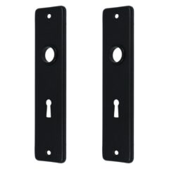 Ami kortschild SL56 aluminium zwart