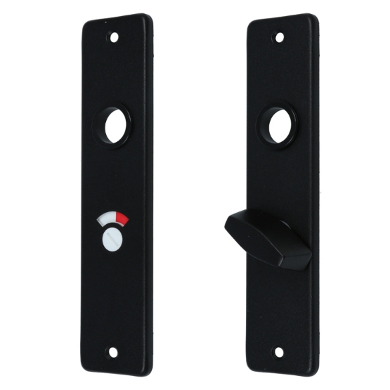 Ami kortschild WC57/5 aluminium zwart