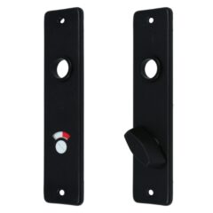 Ami Kortschild WC72/8 Aluminium Zwart