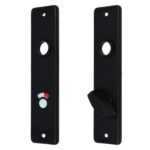 Ami Kortschild WC63/8 Aluminium Zwart