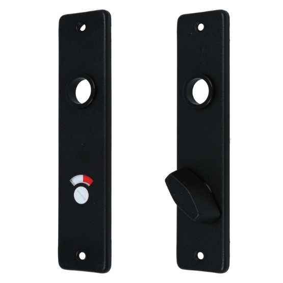 Ami Kortschild WC63/8 Aluminium Zwart