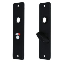 Ami Kortschild WC55/8 Aluminium Zwart