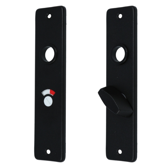 Ami Kortschild WC55/8 Aluminium Zwart