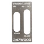 247WOOD FIS inleg 130x30 voor BSW/Intersteel