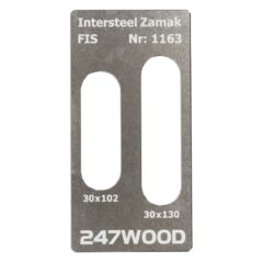 247WOOD FIS inleg 130x30 voor BSW/Intersteel