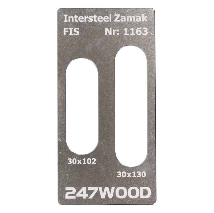 247WOOD FIS inleg 130x30 voor BSW/Intersteel