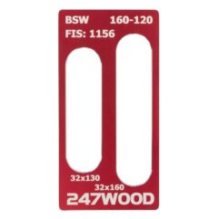 247WOOD FIS inleg 160x32 voor BSW 160-120