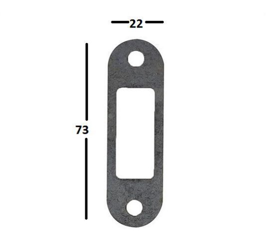 247WOOD Freesmal sluitplaat 73x22