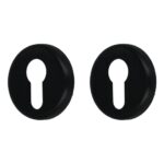 AXA Rozet profielcilindergat aluminium zwart