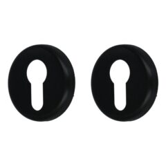 AXA Rozet profielcilindergat aluminium zwart