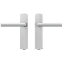 AXA curve klik schild blind met deurkruk Milan aluminium F1