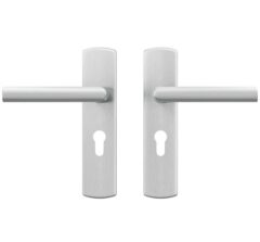 AXA curve klik schild PC55 met deurkruk Milan aluminium F1