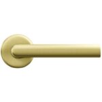 AXA Deurkruk Milan met rond rozet aluminium goud