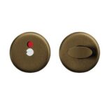 AXA rozet WC-sluiting aluminium brons