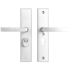 AXA Edge Plus veiligheidsbeslag PC55 met kerntrekbeveiliging krukkruk SKG3 Aluminium F1