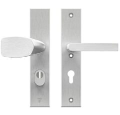 AXA Edge Plus veiligheidsbeslag PC72 met kerntrekbeveiliging Wing-greep/kruk SKG3 Aluminium F1