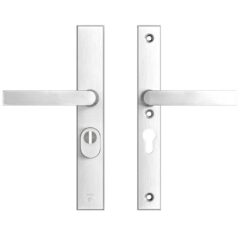 AXA Edge Plus Smal veiligheidsbeslag PC55 met kerntrekbeveiliging krukkruk SKG3 Aluminium F1