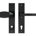 AXA Edge Plus veiligheidsbeslag PC92 SKG3 met kerntrekbeveiliging Wing-knop/kruk Zwart