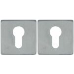 2 PC-Plaatjes Vierkant 53x53x8 RVS