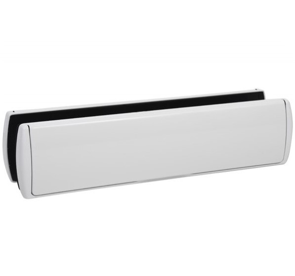 Binnen buitenbrievenbus wit