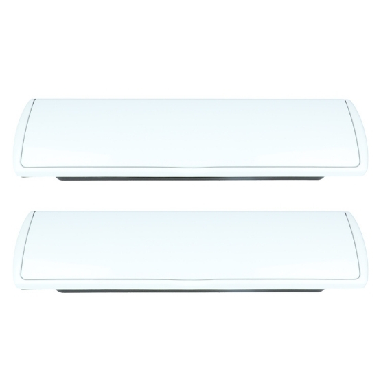 Binnen buitenbrievenbus wit