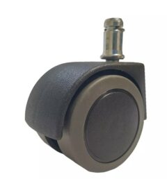 Bureaustoelwiel 50 mm met zacht loopvlak stift 11 mm