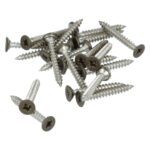 20 stuks Houtschroeven pozidrive 3.7X30 mm brons