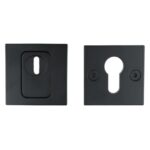 SKG3 Veiligheid-rozet BASICS BSQVEIL met kerntrekbeveiliging vierkant mat zwart