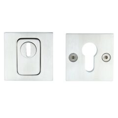 SKG3 Veiligheid-rozet BASICS BSQVEIL met kerntrekbeveiliging vierkant mat RVS