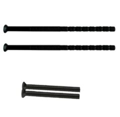 AXA verleng set voor achterdeur set kruk-kruk tot deurdikte 65 mm zwart