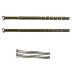 AXA verleng set voor achterdeur set kruk-kruk tot deurdikte 65 mm rvs